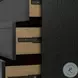 Millie Drifted Matte Black Veneer 6 Drawer Dresser