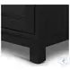 Millie Drifted Matte Black Veneer 6 Drawer Dresser