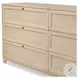 Millie Light Bleach Oak Veneer 6 Drawer Dresser