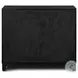 Millie Drifted Matte Black Veneer 2 Drawer Nightstand