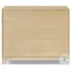 Millie Light Bleach Oak Veneer 2 Drawer Nightstand