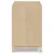Millie Light Bleach Oak Veneer 2 Drawer Nightstand