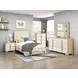 Sterling Natural and White Youth Panel Bedroom Set