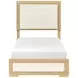 Sterling Natural and White Youth Panel Bedroom Set