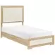 Sterling Natural and White Youth Panel Bedroom Set