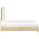 Sterling Natural and White Twin Panel Bed with LED