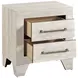 Aspen Dusty Gray Oak 2 Drawer Nightstand