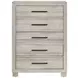 Everett Melamine Gray Storage Panel Bedroom Set