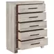 Everett Melamine Gray Storage Panel Bedroom Set