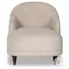 Marnie Knoll Sand Performance Fabric 32" Upholstered Chaise Lounge