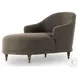 Marnie Knoll Mink Performance Fabric 32" Upholstered Chaise Lounge