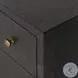 Fiona Black Raffia 6 Drawer Dresser