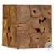 Tomlin Teak Root Outdoor Square End Table