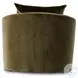Farrah Surrey Olive 39" Upholstered Chaise Lounge