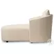 Farrah Crypton Wayfarer Snow Performance Fabric 39" Upholstered Chaise Lounge