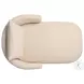 Farrah Crypton Wayfarer Snow Performance Fabric 39" Upholstered Chaise Lounge