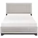 Westport White Oak and Gray Upholstered Platform Bedroom Set