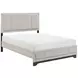 Westport White Oak and Gray Upholstered Platform Bedroom Set