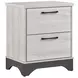 Westport White Oak and Gray Upholstered Platform Bedroom Set
