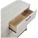 Westport White Oak and Gray 6 Drawer Dresser