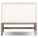 Fiona Ivory Painted Raffia 2 Drawer Nightstand