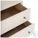 Fiona Ivory Painted Raffia 2 Drawer Nightstand