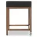 Fiona Black Raffia 55" Drawer Desk