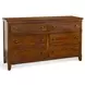 Santa Fe Dark Chocolate 6 Drawer Petite Dresser