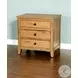 Crimson Ridge Beige 3 Drawer Nightstand