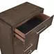 Emmett Dark Walnut 5 Drawer Chest