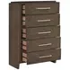 Emmett Dark Walnut Panel Bedroom Set