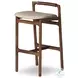 Baden Alcala Wheat Performance Fabric Bar Stool