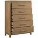 Charlotte Light Brown Storage Platform Bedroom Set