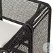Selma Faux Black Hyacinth 63" Outdoor Sofa
