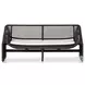 Selma Faux Black Hyacinth 63" Outdoor Sofa