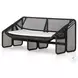 Selma Faux Black Hyacinth 63" Outdoor Sofa