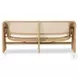 Selma Faux Hyacinth 63" Outdoor Sofa