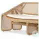 Selma Faux Hyacinth 63" Outdoor Sofa