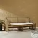 Selma Faux Hyacinth 63" Outdoor Sofa