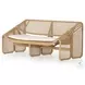 Selma Faux Hyacinth 63" Outdoor Sofa