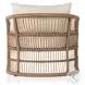 Montecito Faux Dark Hyacinth Outdoor Chair