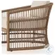 Montecito Faux Dark Hyacinth Outdoor Chair