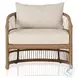 Montecito Faux Dark Hyacinth Outdoor Chair