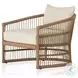 Montecito Faux Dark Hyacinth Outdoor Chair