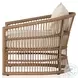 Montecito Faux Dark Hyacinth Outdoor Chair