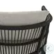 Montecito Faux Black Hyacinth Outdoor Chair