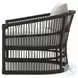 Montecito Faux Black Hyacinth Outdoor Chair