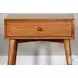 Cozy Luxe Medium Brown 1 Drawer Nightstand