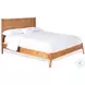 Cinnamon Mindi Medium Brown Queen Platform Bed