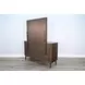 2336WL-D2 Walnut 6 Drawer Dresser